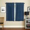 Blazing Needles 63-inch by 52-inch Microsuede Blackout Curtain Panels (Set of 2) - Indigo
